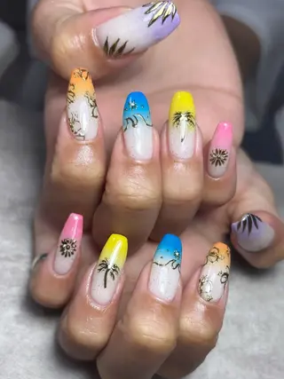 ネイル Moana Lani所属・moanaLani 🥥sayuri🌵のネイルデザイン