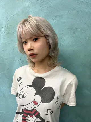 ミディアム KAH所属・Koichi Satoのヘアスタイル