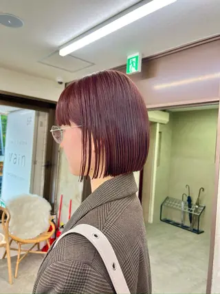 ミディアム 🌸暖色カラー/ボブ 一色愛海🌸のヘアスタイル