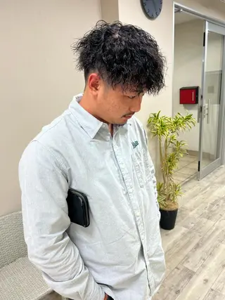 ショート パーマ メンズ TIDEHAIR/ AYATOのヘアスタイル