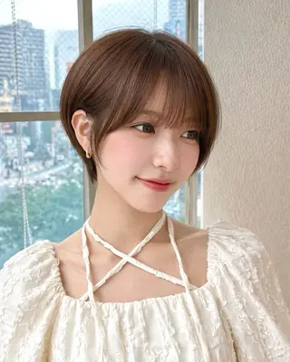 ショート sand  mieu所属・【似合わせ特化🌷】 ショート/モカのヘアスタイル