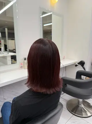 ミディアム カラー ヘアアレンジ 💗横浜美容室 💗HARUNAのヘアスタイル