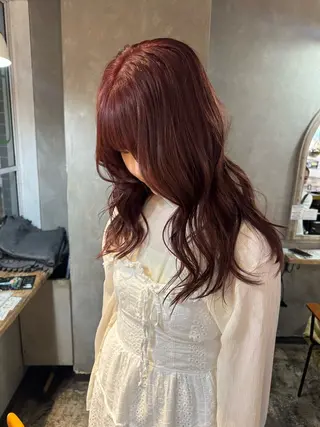 ロング カラー クキノケイカ /暖色カラーのヘアスタイル