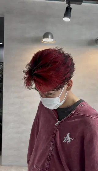 ヘアアレンジ メンズ フェザーオーダー Ｎｏ．1美容師のヘアスタイル