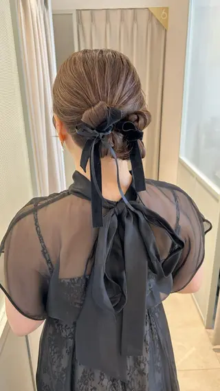 ヘアアレンジ 似合わせ艶髪カラー ❤️ハダユミのヘアスタイル