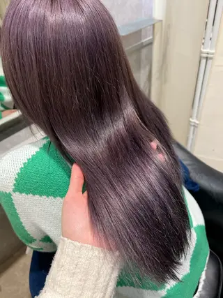 ロング カラー Rio/ヘアセット/ ハイトーンカラーのヘアスタイル