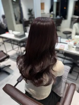 ロング カラー 梅田／髪質改善カラー caho💙のヘアスタイル