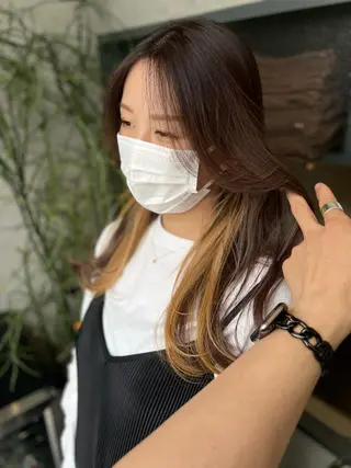 ロング カラー ヘアアレンジ 誰よりも丁寧なカット 🍀小林輝のヘアスタイル