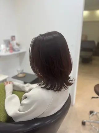 ミディアム カラー 韓国風⭐️くびれヘア 🍀高津かえでのヘアスタイル