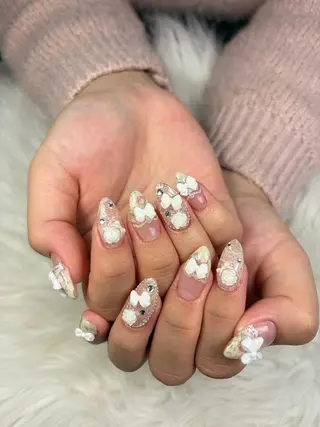 ネイル 🫧‪Yuri🫧 3月予約受付中🌟のネイルデザイン