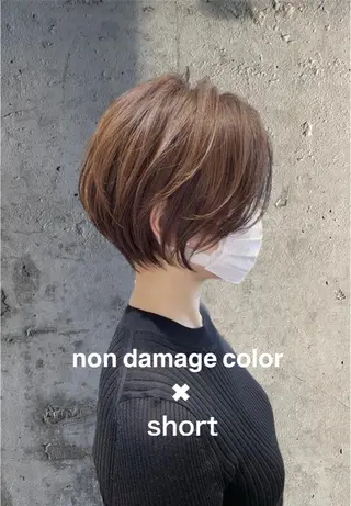 ショート カラー WE RULE 札幌店【ウィールールサッポロテン】所属・💫大人ショート 張間　勇介のヘアスタイル