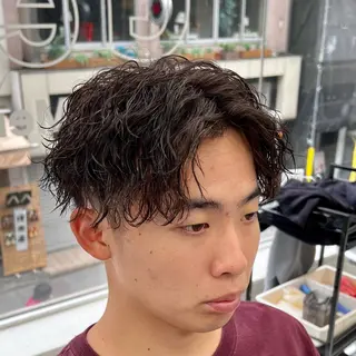 ショート パーマ メンズ メンズパーマ名人 TAKUMAのヘアスタイル