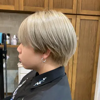 ショート カラー メンズ カット特化型 美容師/栗本のヘアスタイル