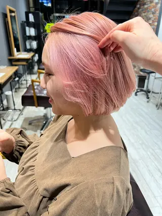 カラー 本田 歩のヘアスタイル