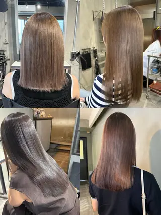 ロング LeAng所属・佐伯 桃のヘアスタイル