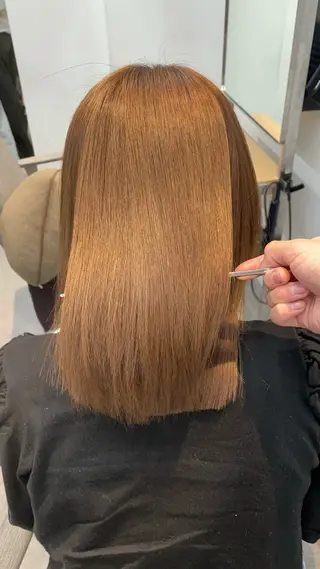 ミディアム 横浜/髪質改善/ 艶髪/shoのヘアスタイル