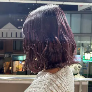 ミディアム カラー 🦋sana🦋 似合わせカット✁のヘアスタイル