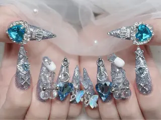 ネイル MoMoA Nail ネイル長さ出し専門店のネイルデザイン