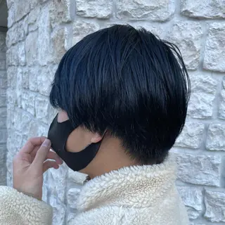 カラー メンズ 星野 茉由のヘアスタイル