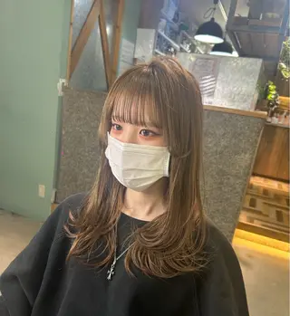 セミロング 高橋 航大のヘアスタイル