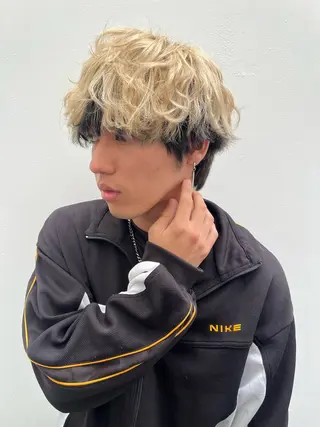 カラー 糸賀 蒼天のヘアスタイル