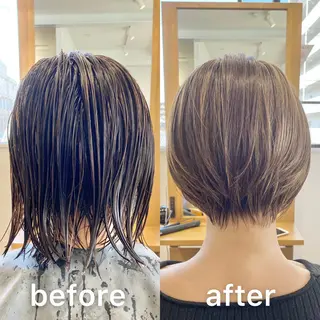 ショート KIZU 髪質改善 オカルト怪談のヘアスタイル