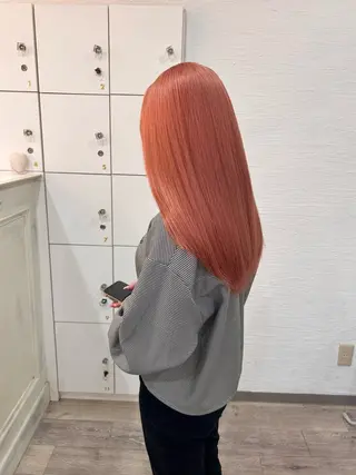 ロング カラー inq sakae所属・りん🌷︎名古屋 ブリーチカラーのヘアスタイル