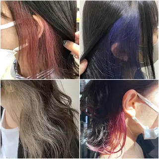 セミロング カラー loup yunaのヘアスタイル