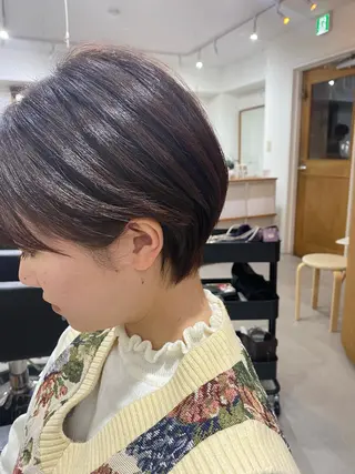 ショート 銀座⚜️【脱白髪染め 美髪矯正】トグチのヘアスタイル
