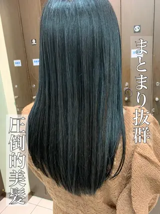 ロング パーマ 🌈ブリーチ縮毛矯正 相原慎🌈のヘアスタイル