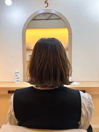 ショート カラー 神戸ボブ✂️ ioe三宮/田 伸佳のヘアスタイル