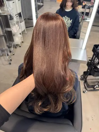 ロング カラー 艶カラー♡クール トレンドヘア♡アユミのヘアスタイル
