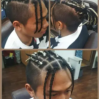 ショート ヘアアレンジ キッズ メンズ scamp ★のヘアスタイル