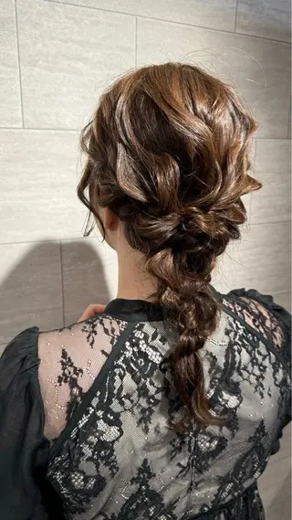 ミディアム Eriko/ ヘアセット/美髪のヘアスタイル