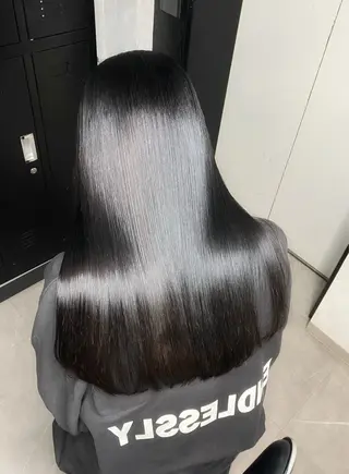 ミディアム 新宿/縮毛矯正/ カラー/羽生沢のヘアスタイル