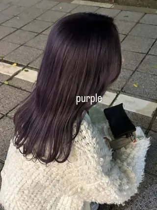 ロング カラー 🍓ハイトーンカラー 🎀nene🍓のヘアスタイル