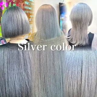 セミロング カラー 透明感カラー/ 🫧みずほ🫧のヘアスタイル