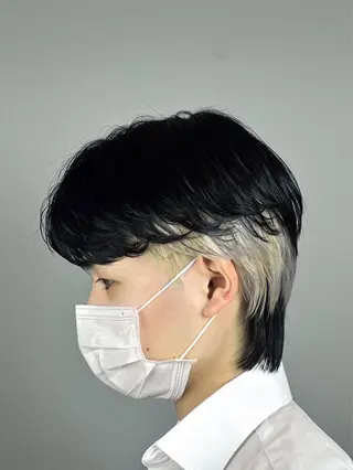 ショート カラー ADOR所属・韓国ヘアADOR HARUKIのヘアスタイル