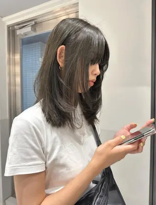 セミロング ୨୧柔らかいカラー nozomi ୨୧のヘアスタイル