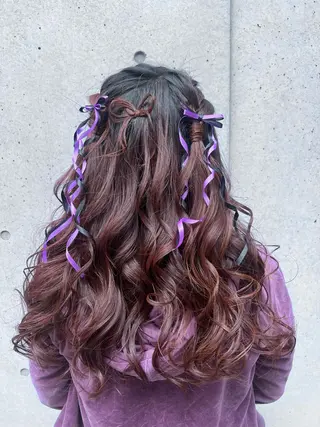 ロング ヘアアレンジ ✄個性を生かす✄ 𝒉a𝒓u𝒏aのヘアスタイル