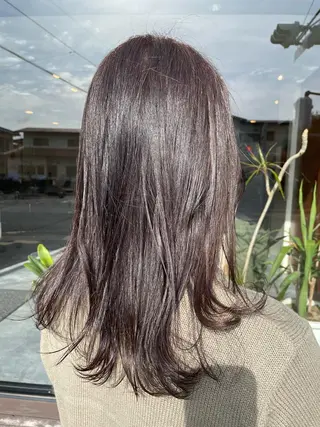 セミロング カラー アイブロウ 悠 亜のマツエク・マツパデザイン