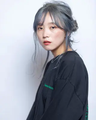 セミロング 🥛洒落髪小顔cut なら龍崎🥛のヘアスタイル