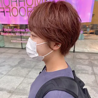 ショート カラー ヘアアレンジ 【代表】 たき〜のヘアスタイル