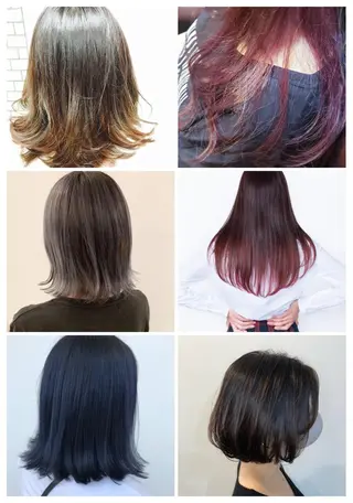 ロング カラー ヘアアレンジ セラ町田店所属・へんみ みかのヘアスタイル