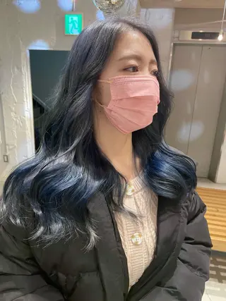 ロング カラー 艶ハイトーン👑♡ NATSUKIのヘアスタイル