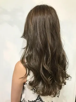 ロング カラー レイヤー/顔周り /AKARIのヘアスタイル