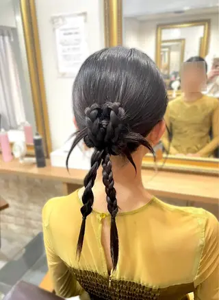 セミロング ヘアアレンジ セットサロンCURE YUKIOKAのその他イメージ