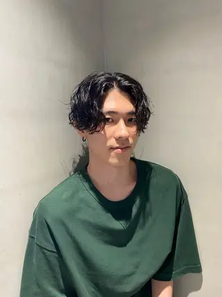 ミディアム パーマ fifth天神大名メンズサロン(フィフス)所属・fifth天神パーマ 特化/大田宗一朗のヘアスタイル