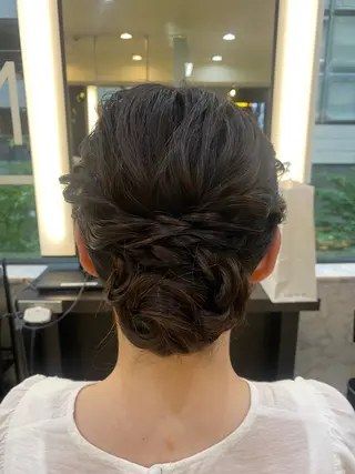 セミロング ヘアアレンジ 石垣廣乃 /Hironoのヘアスタイル