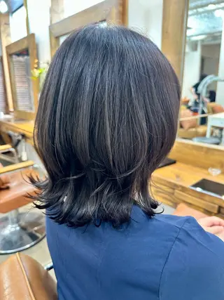 ミディアム 縮毛矯正/髪質改善/ 佐々木大輔のヘアスタイル